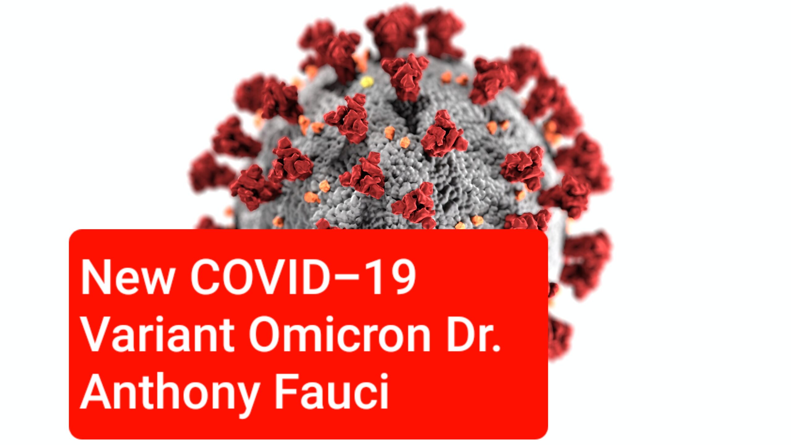 New COVID-19 Variant Omicron Dr. Anthony Fauci